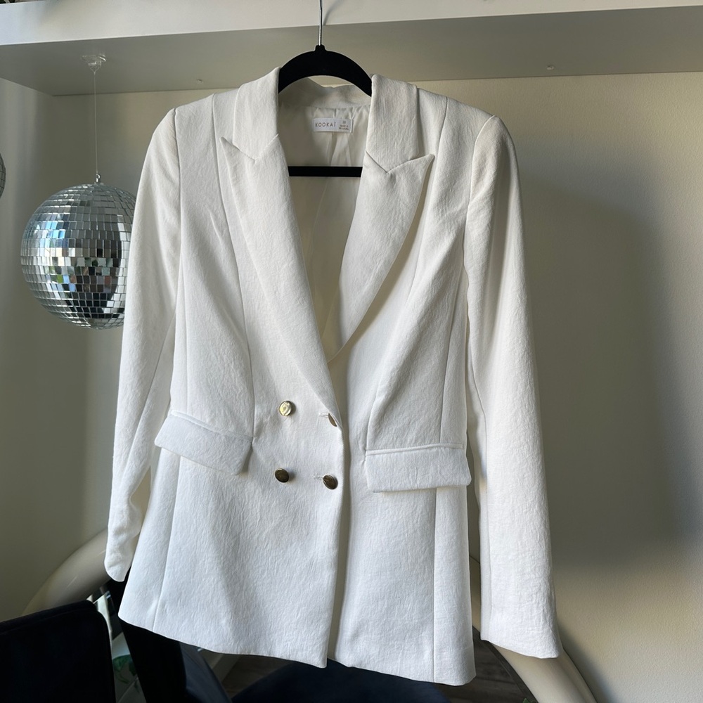 Kookai Oyster White Blazer Size 36/ 4